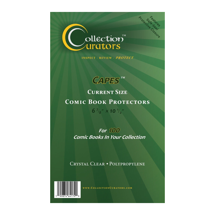 Capes™  Comic Book Protectors - Current Size - 100pk