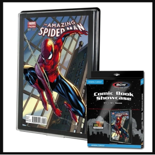 Current Comic Book Showcase with UV Protection